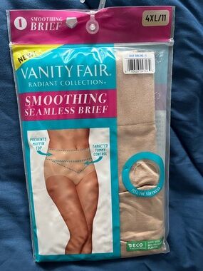 Vanity Fair Radiant Collection Smoothing Seamless Brief - Beige